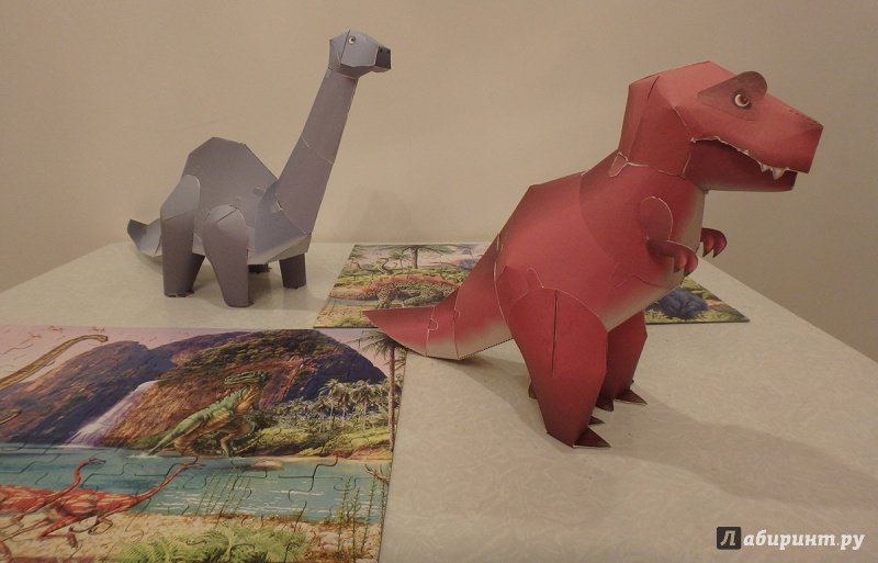 Иллюстрация 34 из 45 для Тираннозавр и апатозавр. Kumon. 3D поделки из бумаги - Тору Кумон | Лабиринт - книги. Источник: R.O.S.S.