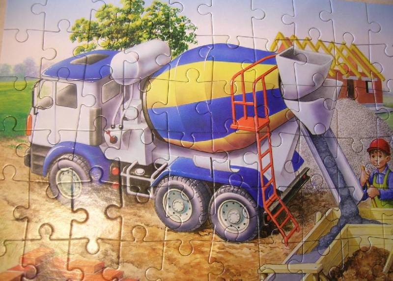 Иллюстрация 5 из 8 для Puzzle-60. MIDI "Бетономешалка" (В-06373) | Лабиринт - игрушки. Источник: Р.  Светлана