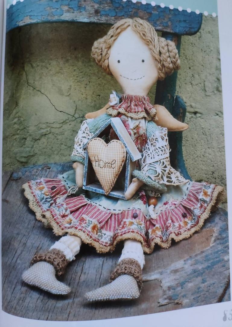 Иллюстрация 51 из 53 для Винтажные куклы из ткани - Каролина Рощенко | Лабиринт - книги. Источник: Katula