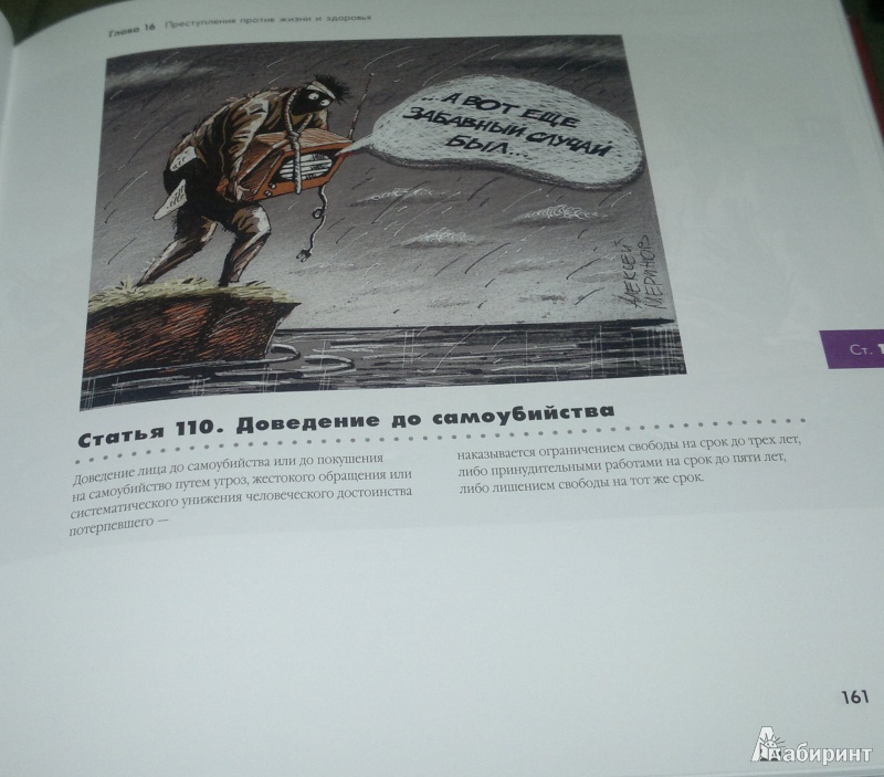 Иллюстрация 10 из 26 для Иллюстрированный Уголовный кодекс РФ | Лабиринт - книги. Источник: Леонид Сергеев