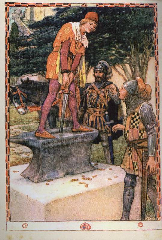 Иллюстрация 12 из 23 для Легенды о короле Артуре. Набор открыток | Лабиринт - сувениры. Источник: Igra