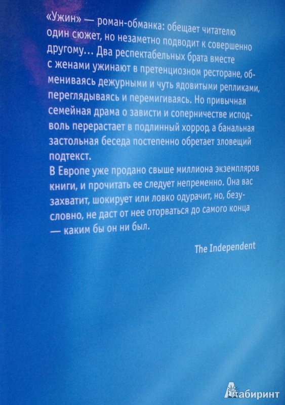 Иллюстрация 7 из 20 для Ужин - Герман Кох | Лабиринт - книги. Источник: Леонид Сергеев