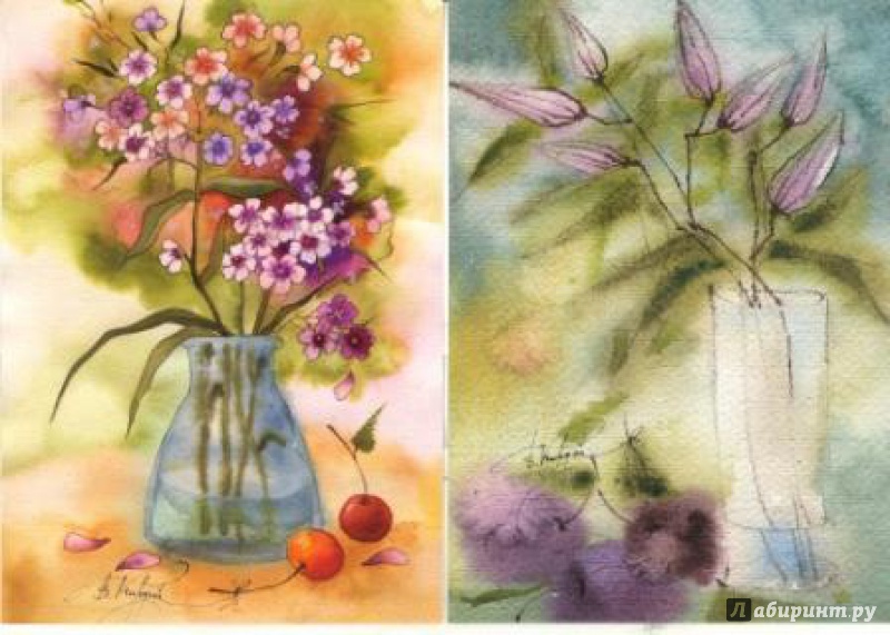 Иллюстрация 11 из 34 для Набор открыток "Цветы для любимой" - Виктория Кирдий | Лабиринт - сувениры. Источник: Елена Весна