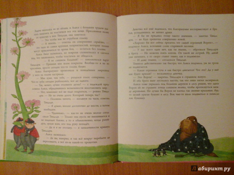 Иллюстрация 28 из 34 для Алиса в Зазеркалье - Льюис Кэрролл | Лабиринт - книги. Источник: Кострицына  Наталия Александровна