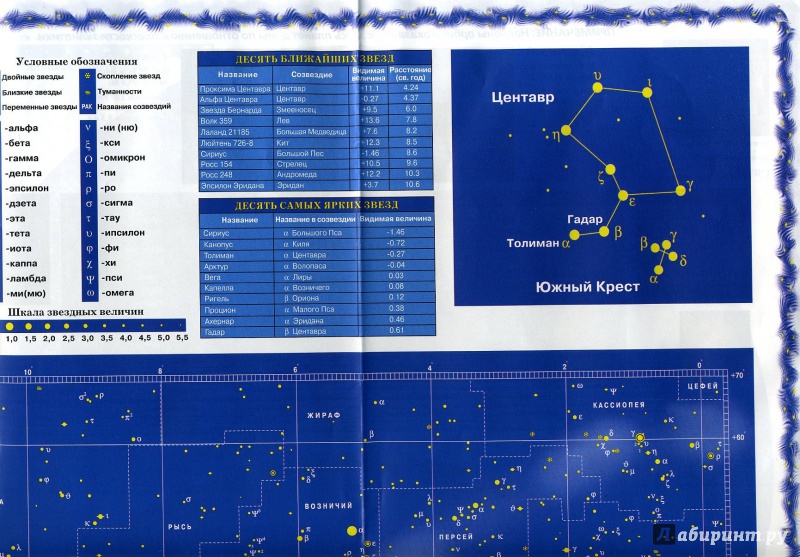 Иллюстрация 6 из 14 для Карта звездного неба складная | Лабиринт - книги. Источник: Ann17