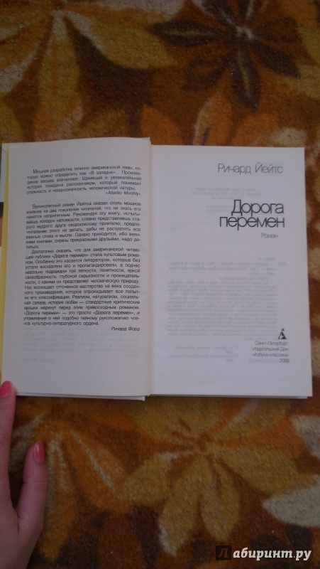Иллюстрация 3 из 8 для Дорога перемен - Ричард Йейтс | Лабиринт - книги. Источник: Хасанова  Юлия Рафиловна