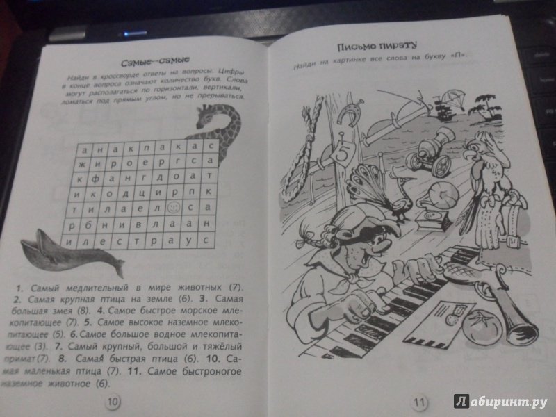 Иллюстрация 9 из 21 для Кроссворды и головоломки для школьников. Развиваем память и внимание. Выпуск 4 | Лабиринт - книги. Источник: Alva