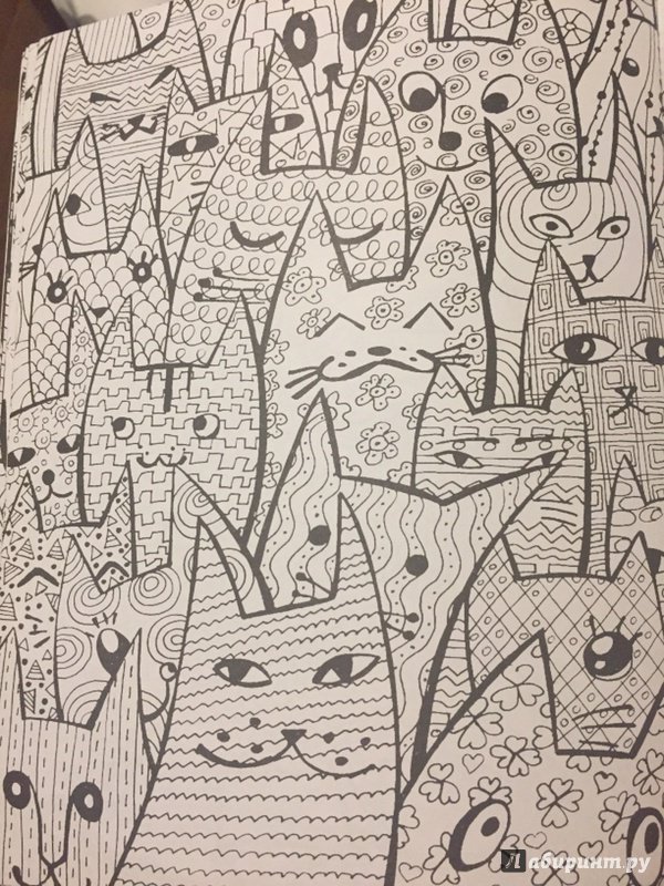 Иллюстрация 23 из 24 для Кошачьи мотивы | Лабиринт - книги. Источник: Л.  Юлия