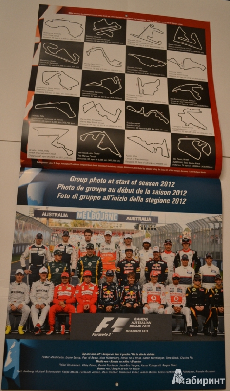 Иллюстрация 5 из 5 для Календарь 2013 "Формула 1" (75893) | Лабиринт - сувениры. Источник: Елена Эдуардовна