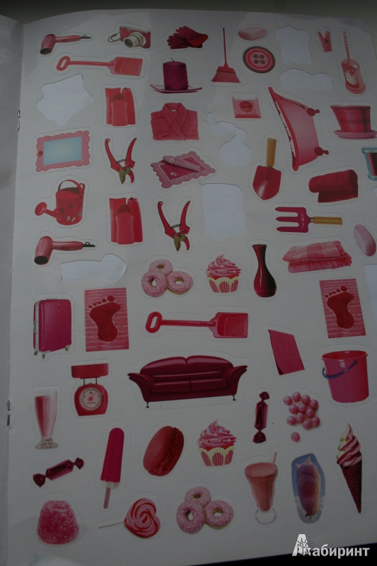 Иллюстрация 4 из 5 для Розовые штучки. Радости и сладости с наклейками | Лабиринт - книги. Источник: Торос  Анна Ивановна