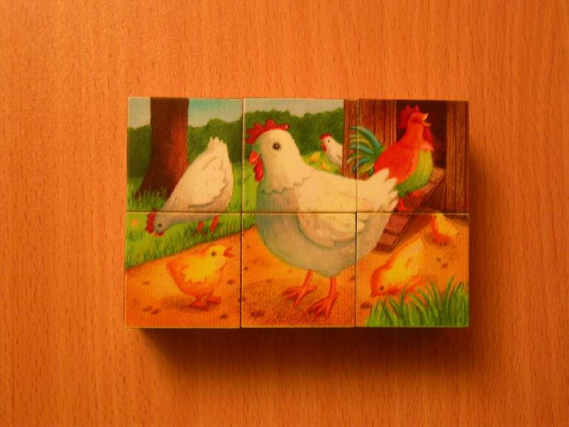 Иллюстрация 13 из 13 для Кубики "Ферма" 6 штук (074631) | Лабиринт - игрушки. Источник: 3N