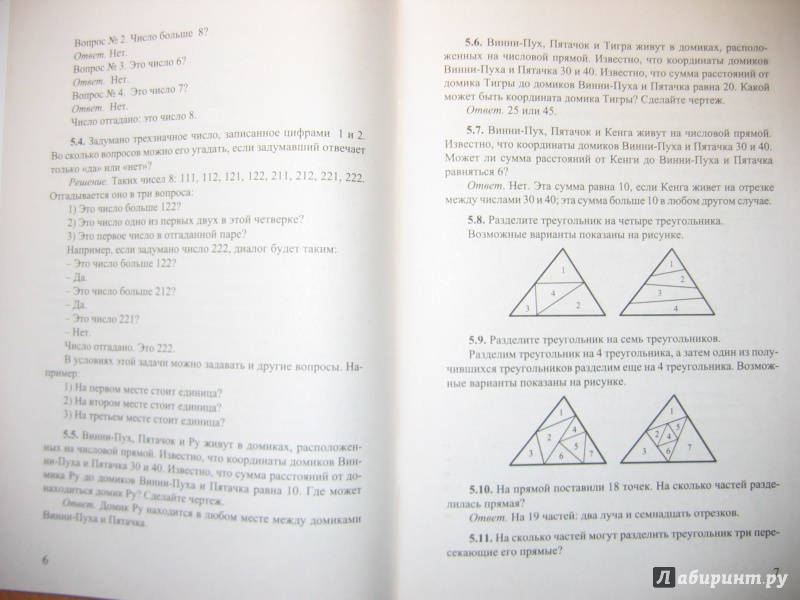 Иллюстрация 4 из 23 для Нестандартные задачи по математике в 5-6 классах - Красс, Левитас | Лабиринт - книги. Источник: RoMamka