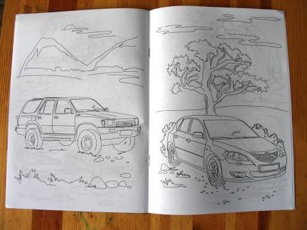 Иллюстрация 6 из 8 для Раскраска: Машины (Р040103) | Лабиринт - книги. Источник: Папи.рус