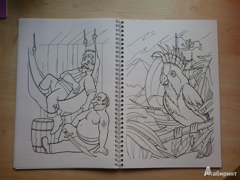 Иллюстрация 9 из 23 для Раскраска "Фэнтези, роботы, пираты" (05836) | Лабиринт - книги. Источник: Dogdik