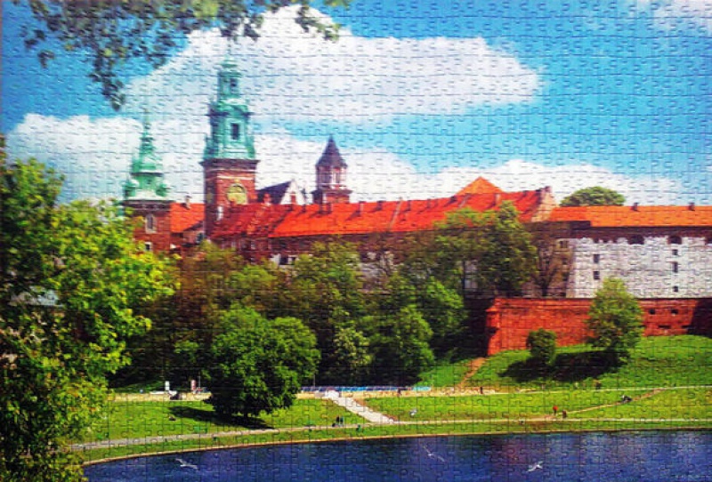 Иллюстрация 2 из 5 для Puzzle-1000. Замок, Краков, Польша (C-102334) | Лабиринт - игрушки. Источник: Dmitry78