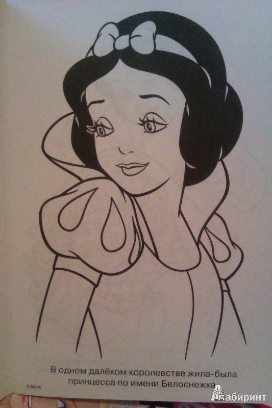 Иллюстрация 2 из 5 для Раскраска-малышка. Принцессы (№1312) | Лабиринт - книги. Источник: B