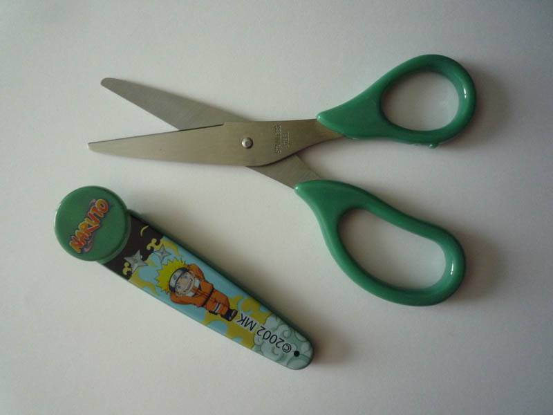 Иллюстрация 2 из 2 для Ножницы Naruto 130 мм с пластиковым чехлом (SA06850/N) | Лабиринт - канцтовы. Источник: Sta4el