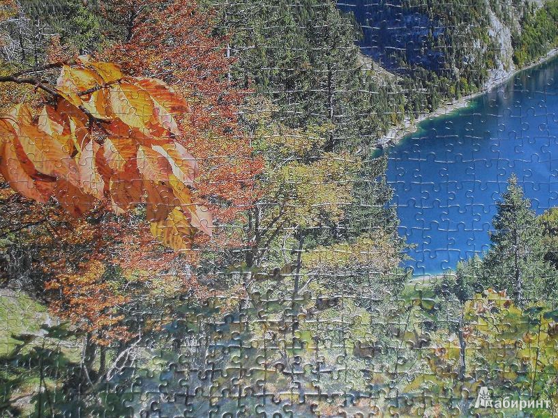 Иллюстрация 10 из 11 для Puzzle-2000 "Озеро в Альпах" (C-200399) | Лабиринт - игрушки. Источник: Klementinka