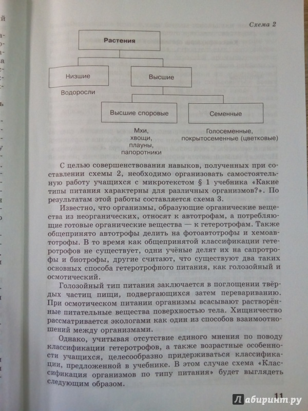 Иллюстрация 9 из 15 для Биология. Растения. Бактерии. Грибы. Лишайники. 5-6 классы. Методическое пособие. ФГОС - Бодрова, Хрыпова | Лабиринт - книги. Источник: Василенко  Наталья Александровна