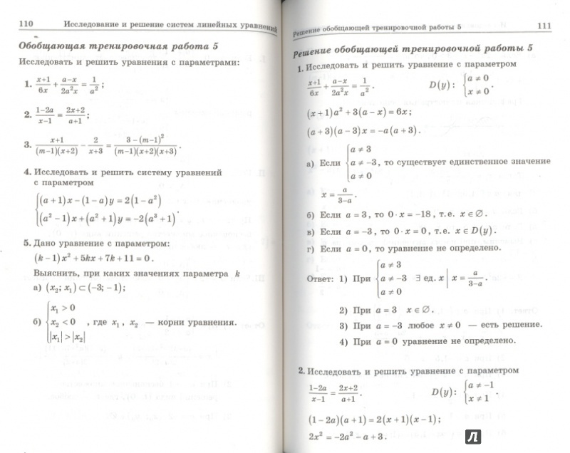 Иллюстрация 8 из 31 для Уравнения и неравенства с параметрами - Александр Шахмейстер | Лабиринт - книги. Источник: Елена Весна