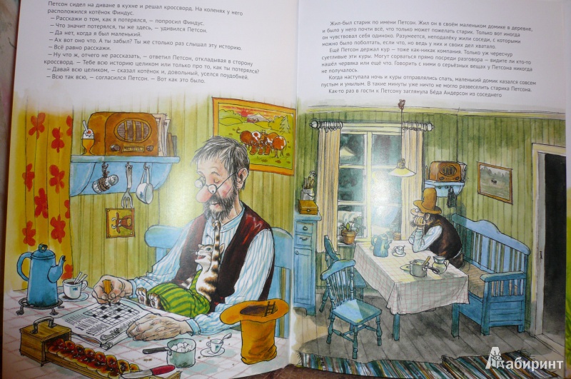 Иллюстрация 8 из 102 для История о том как Финдус потерялся, когда был маленьким - Свен Нурдквист | Лабиринт - книги. Источник: Климкова  Светлана