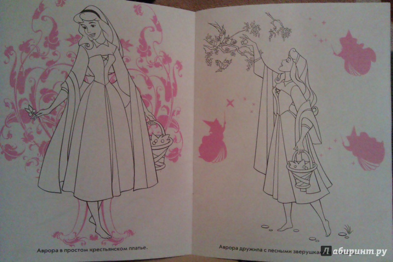 Иллюстрация 3 из 10 для Раскраска с плакатом. Спящая Красавица (№1306) | Лабиринт - книги. Источник: B