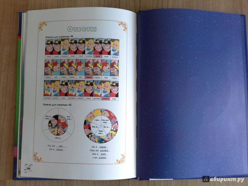 Иллюстрация 13 из 17 для Disney English. Алиса в Стране чудес. Тема "Чувства и эмоции" (+CD) | Лабиринт - книги. Источник: Коротких  Светлана