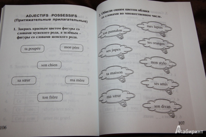 Иллюстрация 8 из 33 для Грамматика французского языка для младшего школьного возраста - Анна Иванченко | Лабиринт - книги. Источник: Азимус