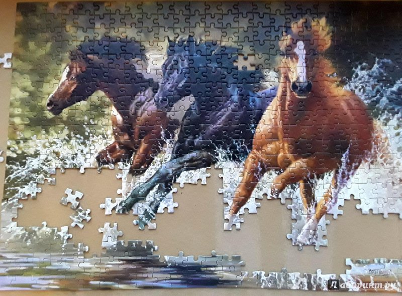 Иллюстрация 10 из 14 для Puzzle-500 "Лошади" (B-51823) | Лабиринт - игрушки. Источник: geka_luka