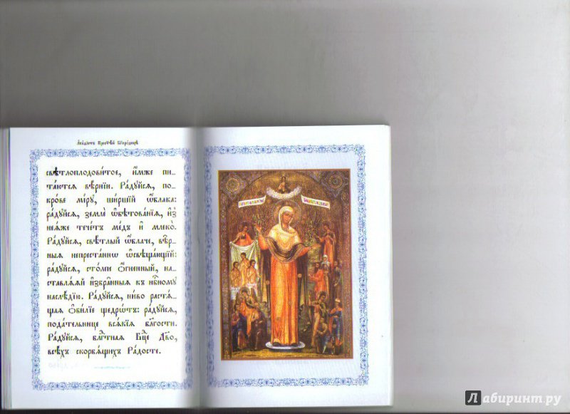Иллюстрация 9 из 20 для Акафист Пресвятой Богородице "Всех скорбящих радости" | Лабиринт - книги. Источник: Ольга Расмус