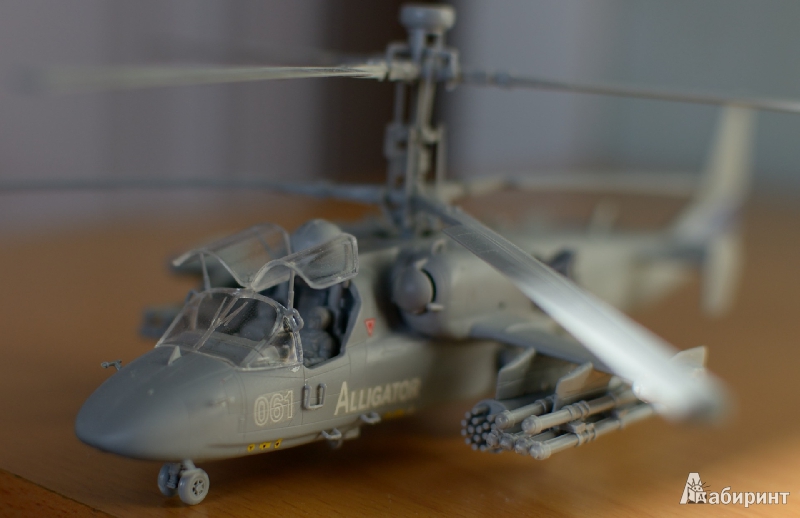 Иллюстрация 5 из 17 для Сборная модель "Российский боевой вертолет Ка-52 "Аллигатор" (7224) | Лабиринт - игрушки. Источник: Lustralis