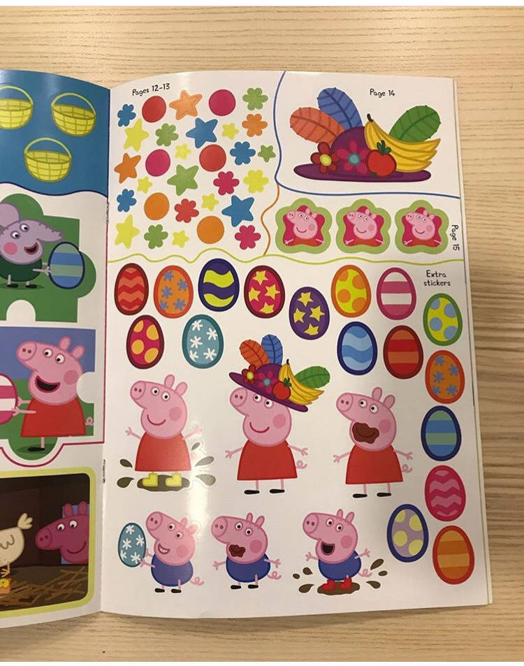 Иллюстрация 17 из 21 для Peppa Pig. Happy Easter (Sticker Activity book) | Лабиринт - книги. Источник: Исаева  Екатерина Юрьевна