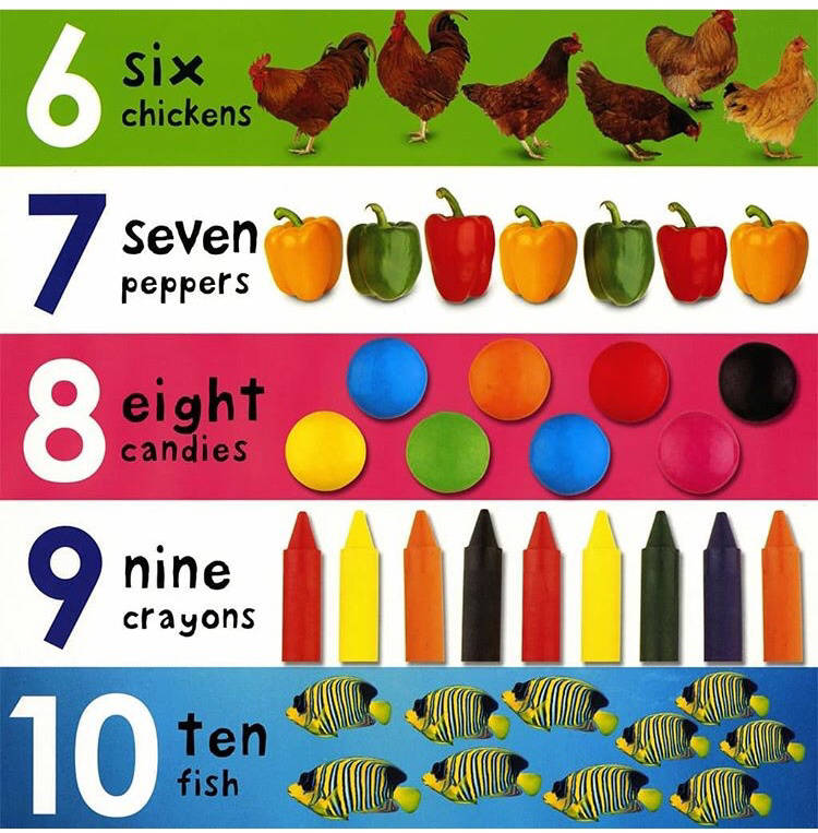 Иллюстрация 7 из 14 для Colours, ABC, Numbers (board book) | Лабиринт - книги. Источник: Исаева  Екатерина Юрьевна