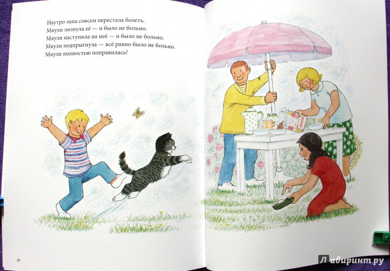 Иллюстрация 29 из 32 для Мяули у ветеринара - Джудит Керр | Лабиринт - книги. Источник: Мама-Почитайка