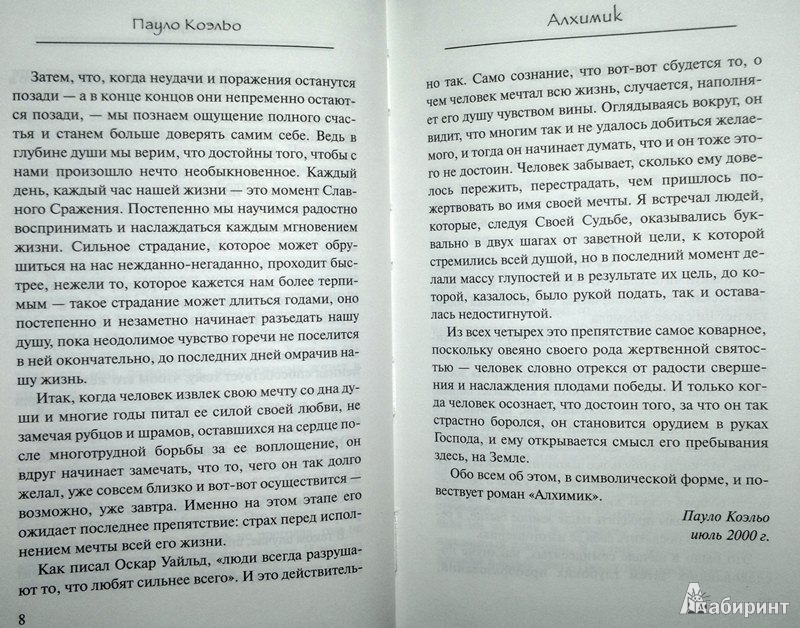 Иллюстрация 7 из 16 для Алхимик - Пауло Коэльо | Лабиринт - книги. Источник: Леонид Сергеев