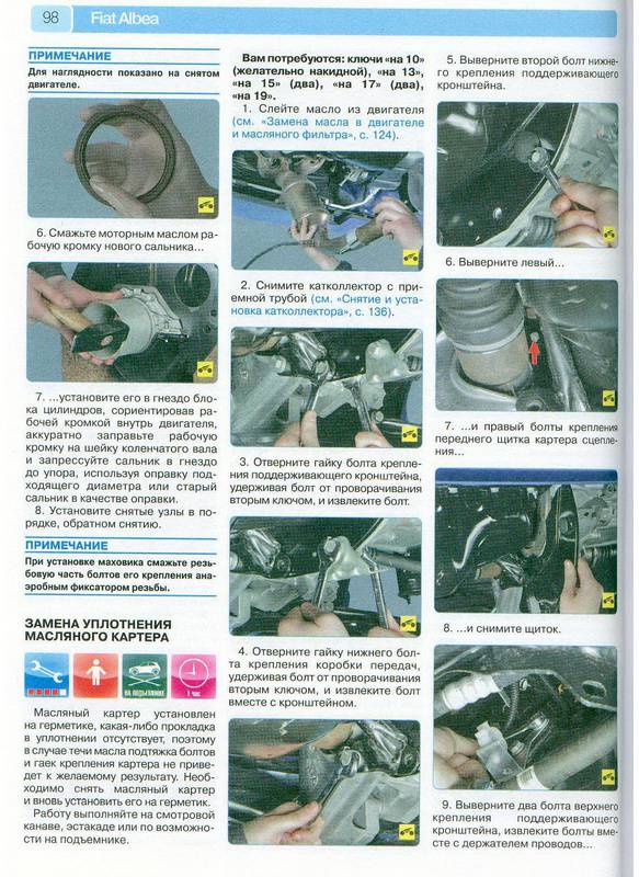 Иллюстрация 33 из 33 для Fiat Albea. Руководство по эксплуатации, техническому обслуживанию и ремонту | Лабиринт - книги. Источник: Риззи