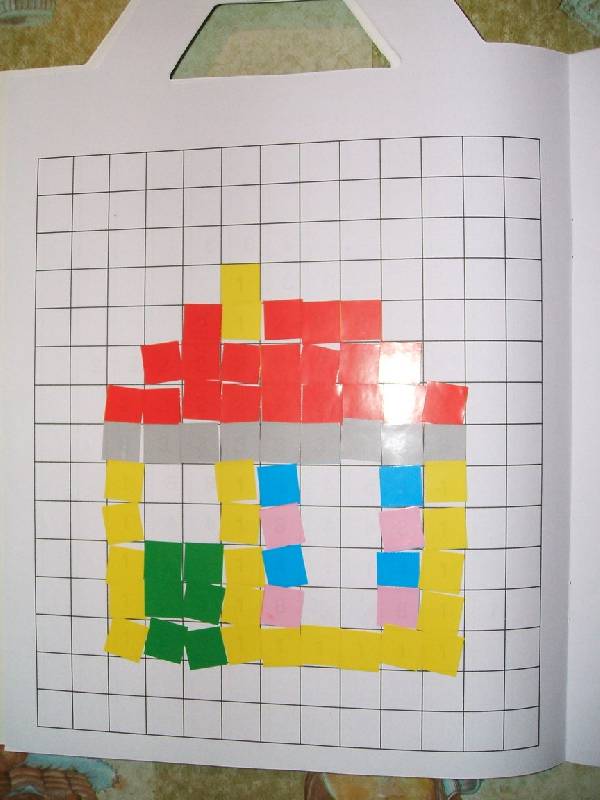 Иллюстрация 2 из 7 для Мозаика с наклейками. Зеленая | Лабиринт - книги. Источник: ashatan