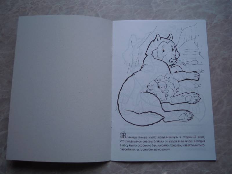 Иллюстрация 3 из 6 для Раскраска-книжка "Маугли" (06914) | Лабиринт - книги. Источник: Iwolga