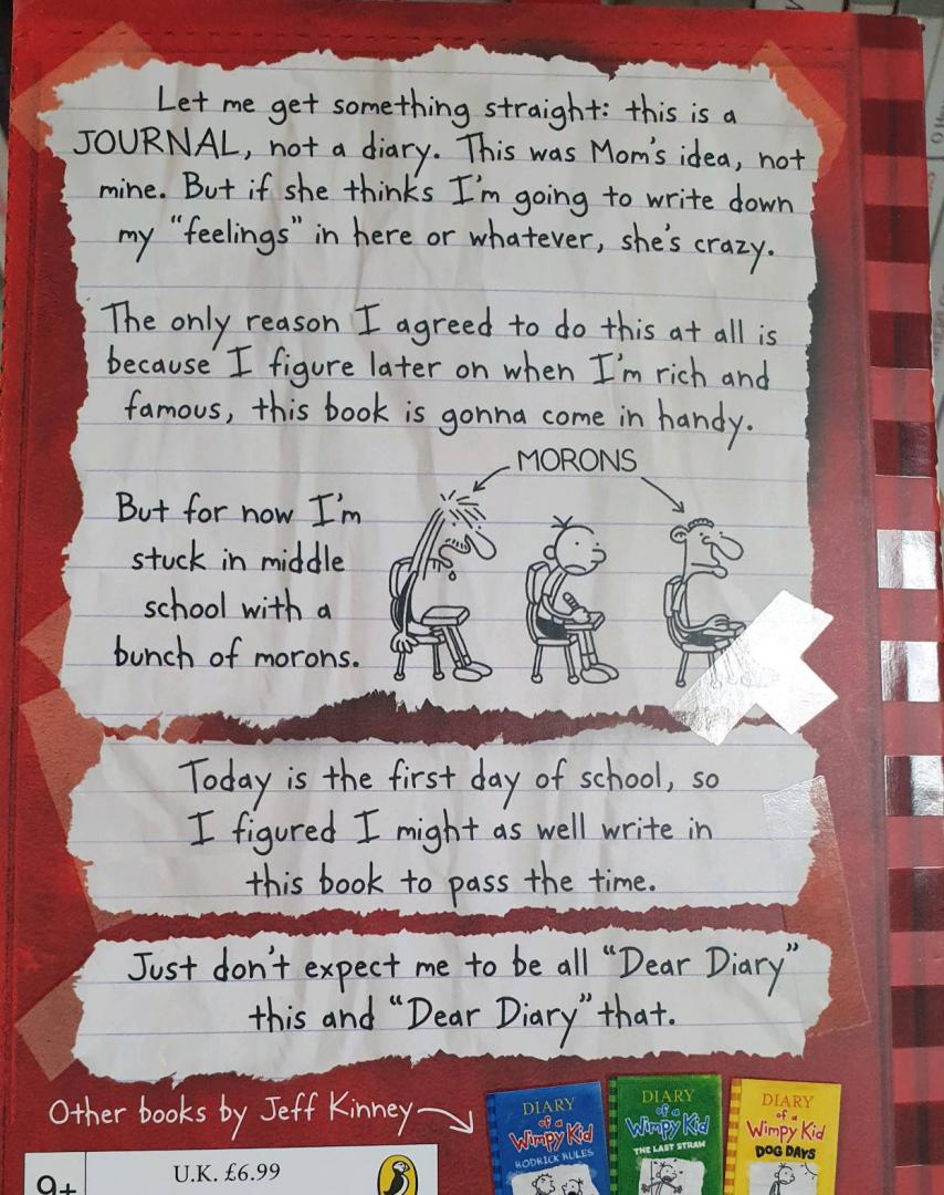 Иллюстрация 10 из 12 для Diary of a Wimpy Kid - Jeff Kinney | Лабиринт - книги. Источник: Анжелика