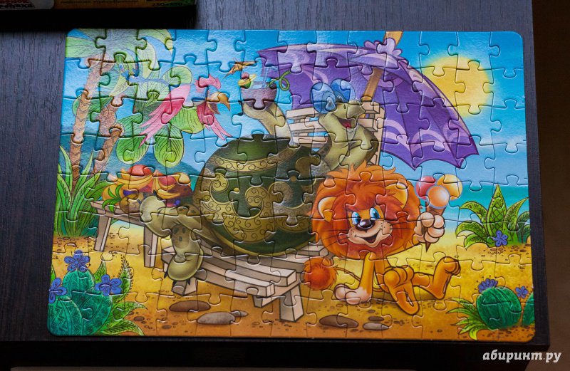 Иллюстрация 11 из 16 для Step Puzzle-104 "Львёнок и черепаха" (82028) | Лабиринт - игрушки. Источник: Максимова Анастасия