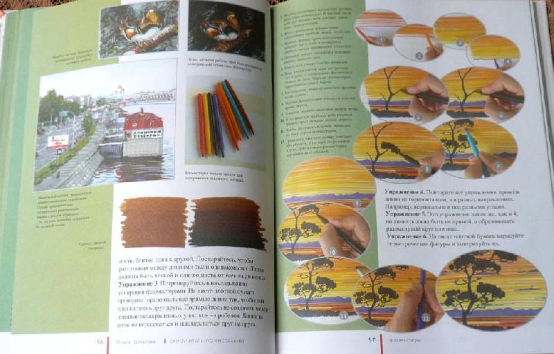 Иллюстрация 18 из 50 для Самоучитель по рисованию фломастерами и цветными карандашами для детей и взрослых - Ольга Шматова | Лабиринт - книги. Источник: Pam