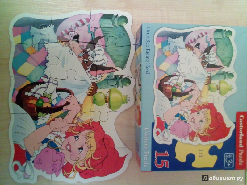 Иллюстрация 9 из 11 для Puzzle-15 "Красная Шапочка" (B-015030) | Лабиринт - игрушки. Источник: Юлия