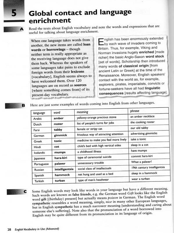 Иллюстрация 2 из 23 для English Vocabulary in Use: Advanced - McCarthy, O`Dell | Лабиринт - книги. Источник: Ялина