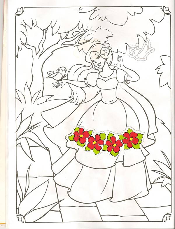 Иллюстрация 2 из 2 для Раскраски с наклейками. Принцессы | Лабиринт - книги. Источник: farnor