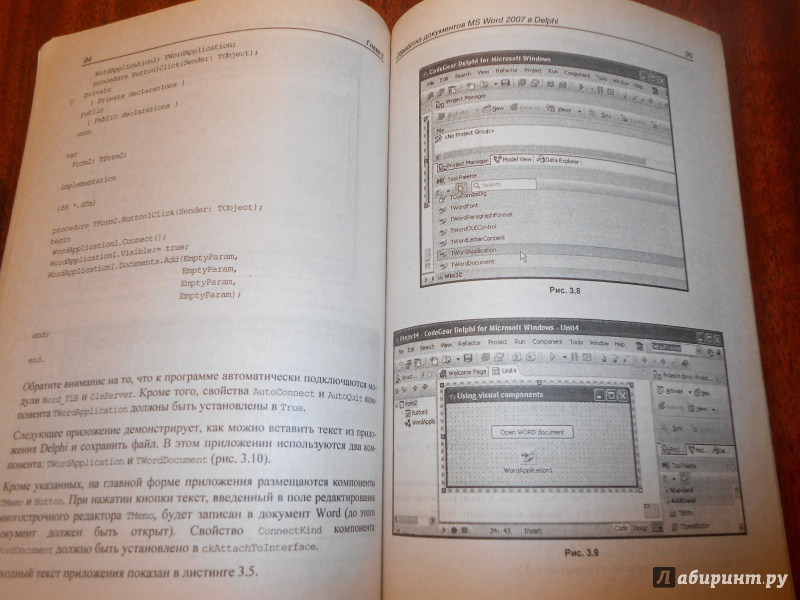 Иллюстрация 8 из 14 для Разработка приложений Microsoft Office 2007 в Delphi - Юрий Магда | Лабиринт - книги. Источник: Леан