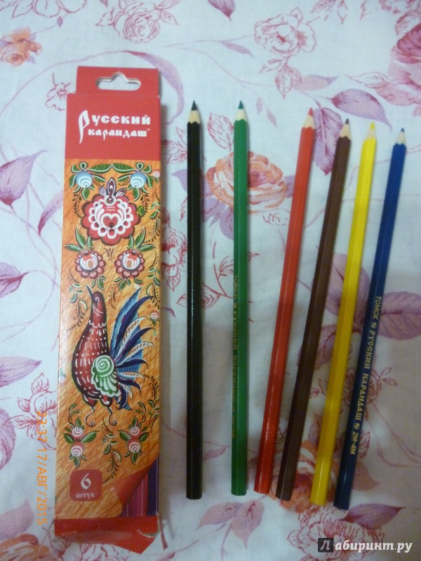 Иллюстрация 8 из 13 для Карандаши  6 цветов "Русский карандаш. Фольклор" (СК021/6) | Лабиринт - канцтовы. Источник: Addim