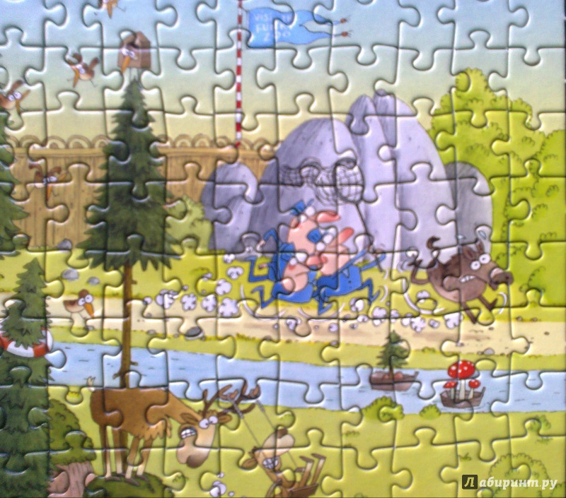 Иллюстрация 21 из 42 для Puzzle-1000 Лесной зоопарк | Лабиринт - игрушки. Источник: Mousse