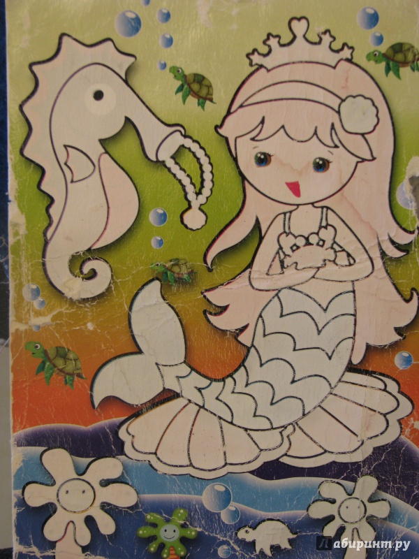 Иллюстрация 5 из 13 для Водная раскраска на картоне "Русалка. Принцесса" | Лабиринт - книги. Источник: Мамонтова  Наталья