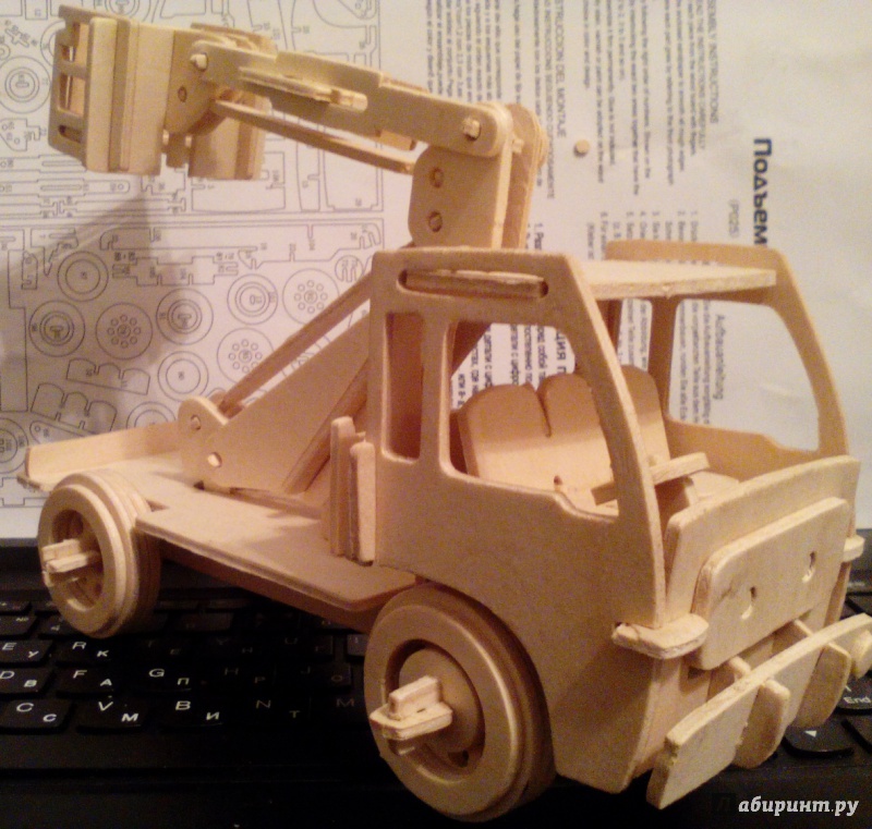 Иллюстрация 6 из 6 для Сборная деревянная модель "Подъемник" (P025) | Лабиринт - игрушки. Источник: Sergey B.