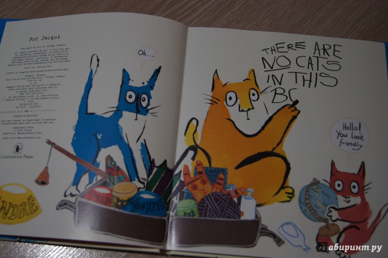 Иллюстрация 2 из 7 для There are No Cats in This Book - Viviane Schwarz | Лабиринт - книги. Источник: Грошева  Надежда